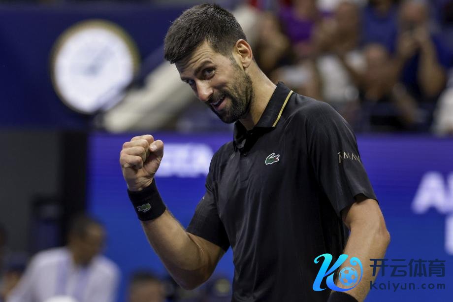 [图]德约完胜踏进好意思网八强 单赛季大满贯全八强创记载体育录像/图片