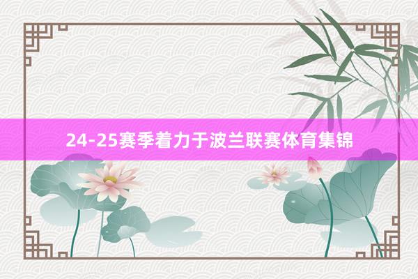24-25赛季着力于波兰联赛体育集锦