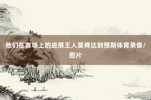 他们在赛场上的进展王人莫得达到预期体育录像/图片