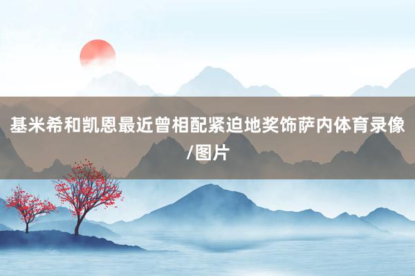 基米希和凯恩最近曾相配紧迫地奖饰萨内体育录像/图片