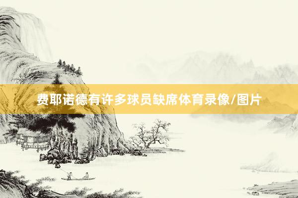 费耶诺德有许多球员缺席体育录像/图片
