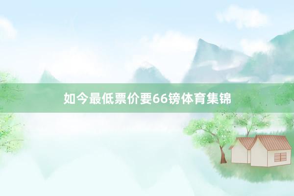 如今最低票价要66镑体育集锦