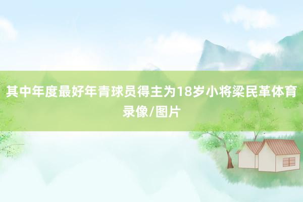 其中年度最好年青球员得主为18岁小将梁民革体育录像/图片