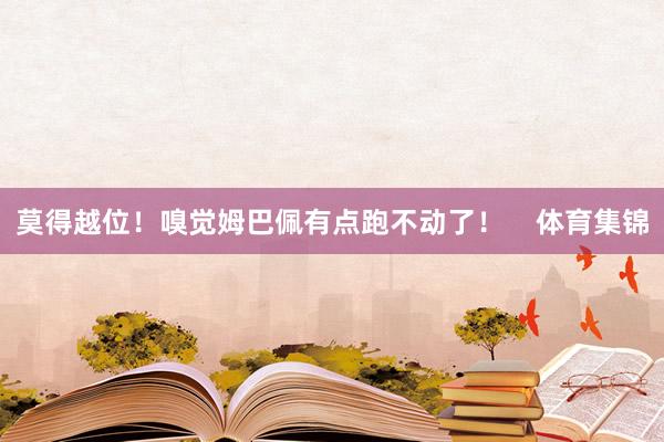 莫得越位！嗅觉姆巴佩有点跑不动了！    体育集锦