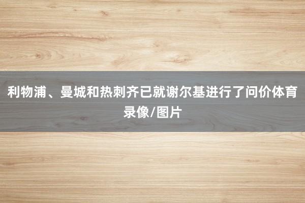 利物浦、曼城和热刺齐已就谢尔基进行了问价体育录像/图片