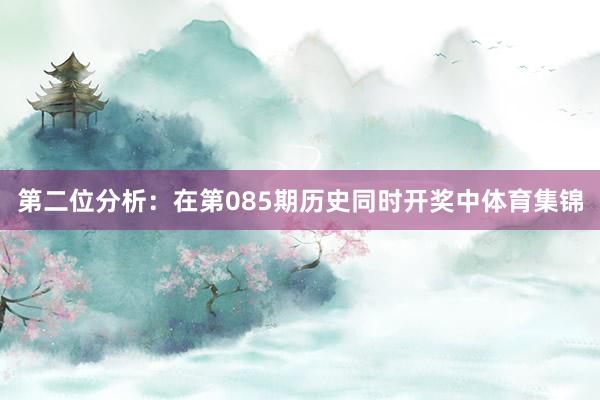 第二位分析:在第085期历史同时开奖中体育集锦