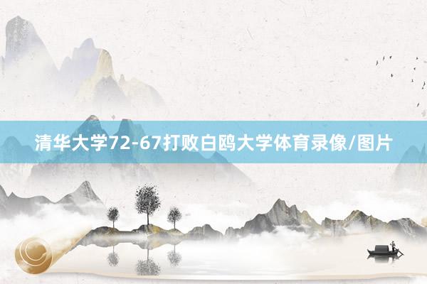 清华大学72-67打败白鸥大学体育录像/图片