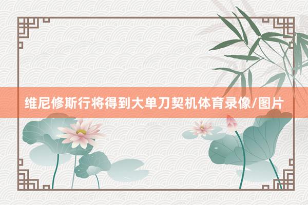 维尼修斯行将得到大单刀契机体育录像/图片
