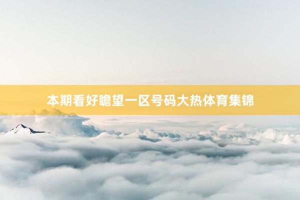本期看好瞻望一区号码大热体育集锦