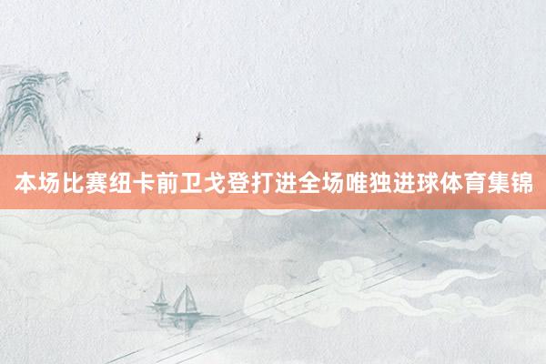 本场比赛纽卡前卫戈登打进全场唯独进球体育集锦