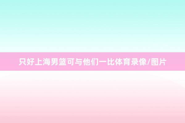 只好上海男篮可与他们一比体育录像/图片