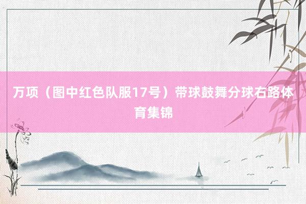 万项（图中红色队服17号）带球鼓舞分球右路体育集锦