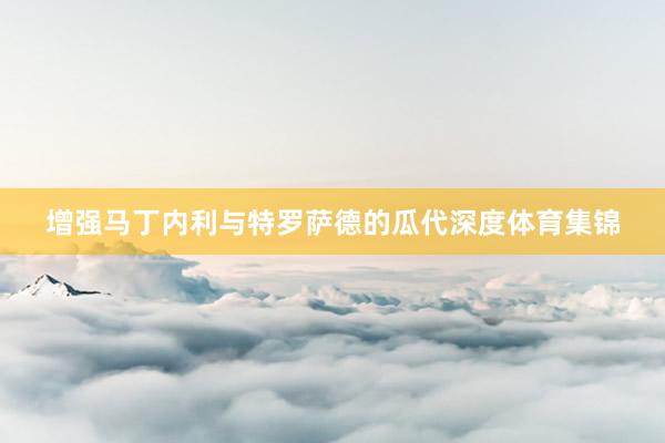 增强马丁内利与特罗萨德的瓜代深度体育集锦